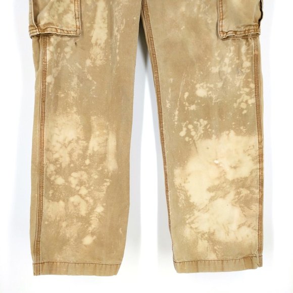 Carhartt Custom Dyed Distressed Cargo Pants 34x32 - Picture 3 of 11